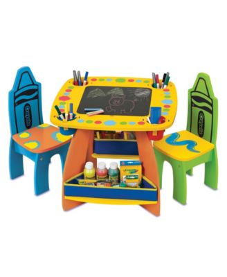 Crayola Wooden Table And Chair Set, Toddler Table Chair Set Toys R Us