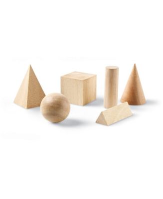 Learning Resources Basic Geometric Solids 6 Pieces - Macy's