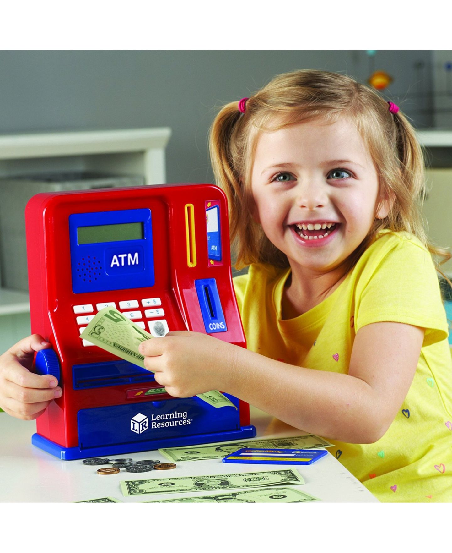 Детская игрушка Areyougame Pretend & Play Electronic Teaching ATM Bank, Ages 3+ — фото 9