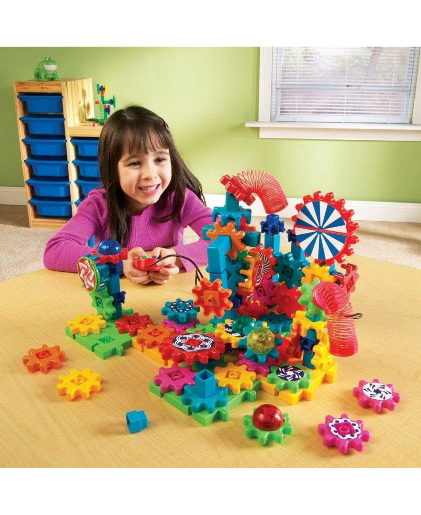 Детский конструктор Areyougame Gears Gears Gears Lights & Action Battery-Operated 121-Piece Building Set, Ages 5+ — фото 4