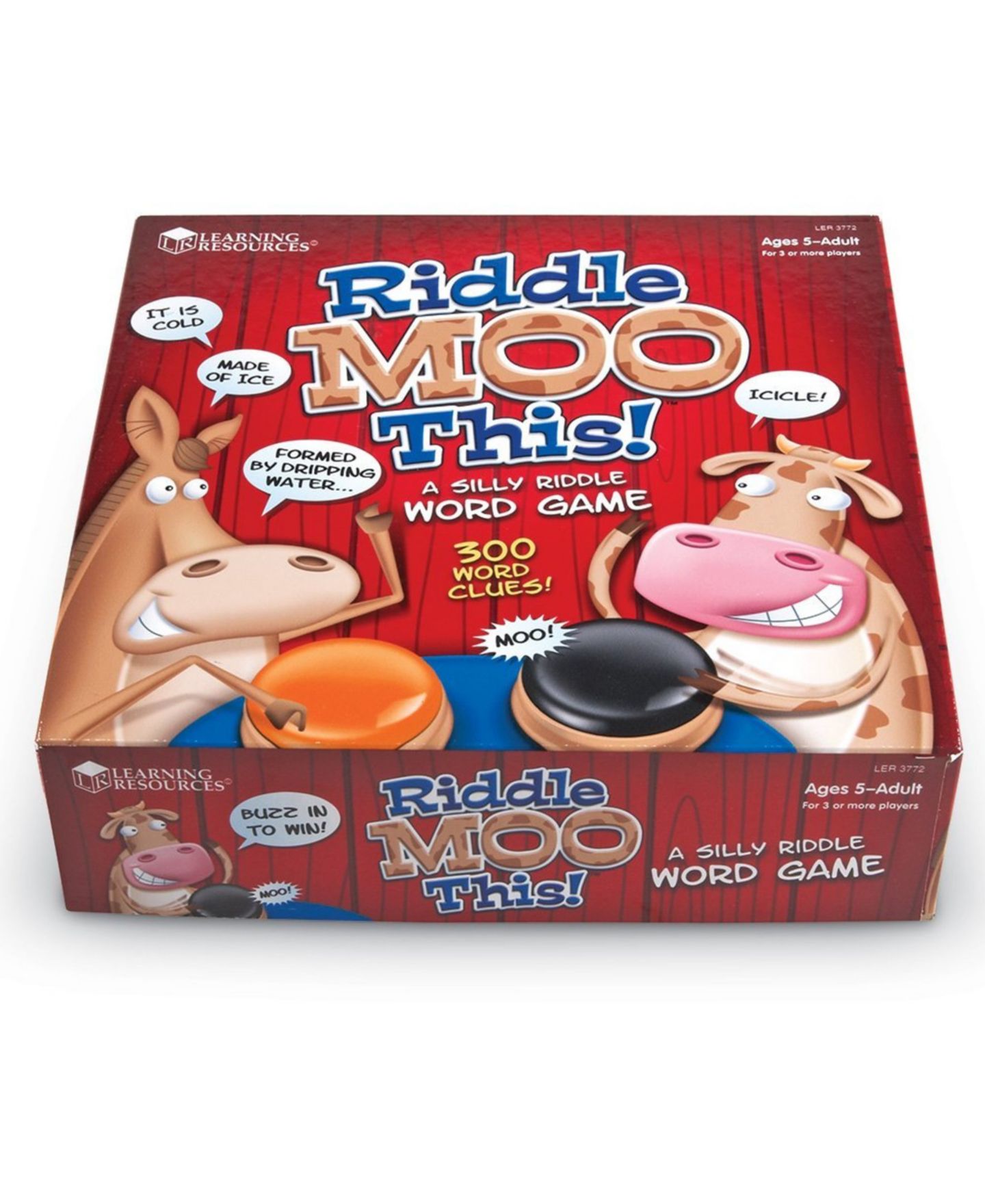 Детская игрушка Areyougame Riddle Moo This 150 Card Word Guessing Game, Ages 5+ — фото 4