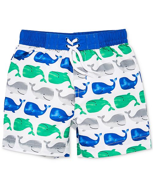 Little Me Whale Baby Boys Swim Trunks Reviews Swimwear