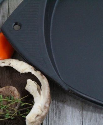 French Fish Shaped Cast Iron 16" Griddle