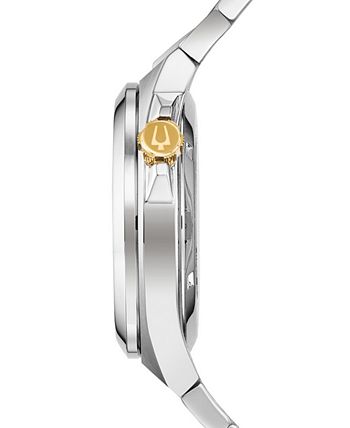 Bulova - Men's Automatic Maquina Stainless Steel Bracelet Watch 46mm