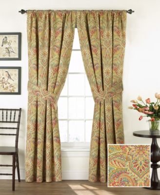 Waverly - Swept Away Floral Drapery Pair