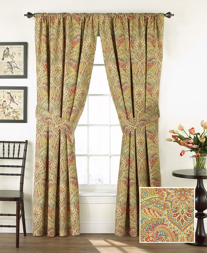 Waverly - Swept Away Floral Drapery Pair