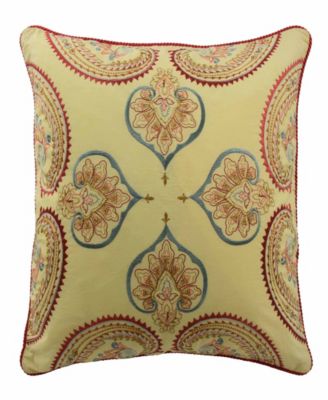 Ellery Homestyles - Waverly Swept Away 18 inch Embroidered Decorative Accessory Pillow