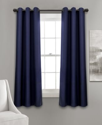 Lush Décor - Absolute Blackout 38" x 63" Curtain Set