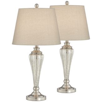 Pacific Coast Metal and Glass Table Lamps - Set of 2 - Macy's