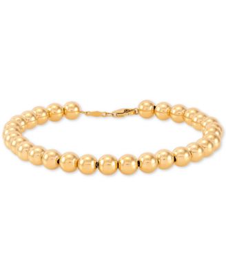 bead bracelet gold