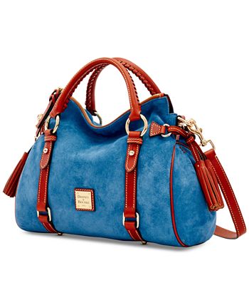 Dooney and hotsell bourke suede satchel