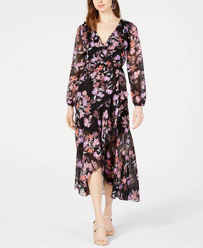 Bar iii wrap dress store