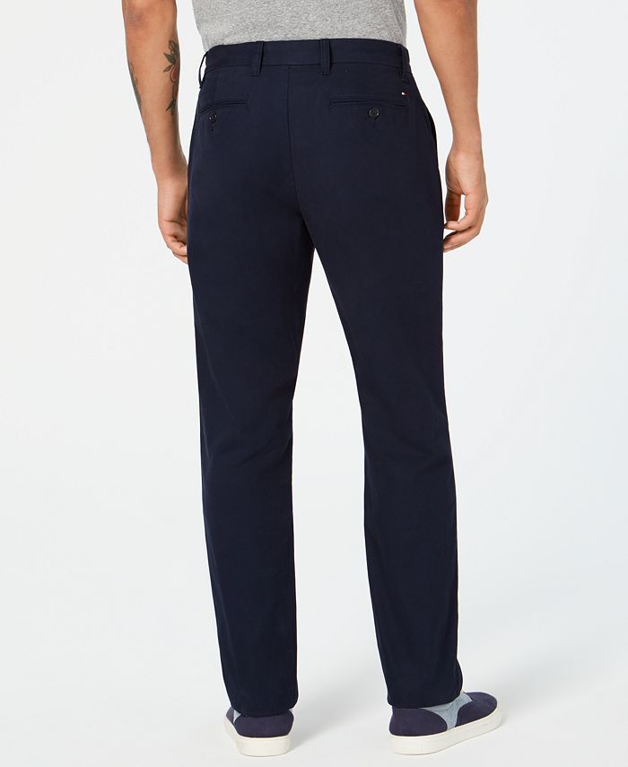 Tommy Hilfiger Men's Flynn Logo Chinos, Created for Macy's - Macy's