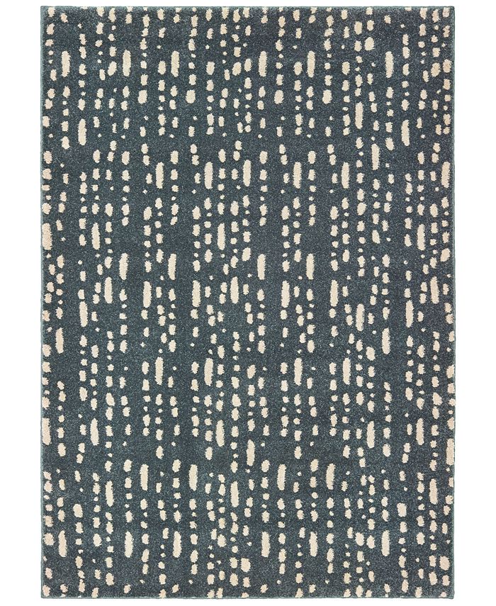 Oriental Weavers - Carson 9673B Blue/Ivory 9'10" x 12'10" Area Rug