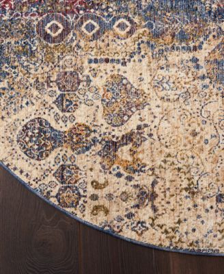 Taza Lavar 5' Round Area Rug