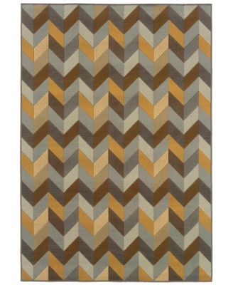 Oriental Weavers - Bali 4902X Gray/Multi 5'3" x 7'6" Indoor/Outdoor Area Rug