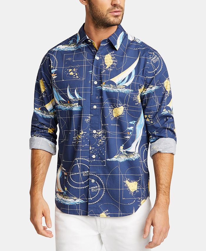 Nautica Nautica Men's Sailboat Shirt, Created for Macy's - Macy's