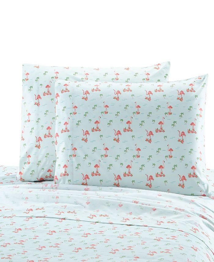 Universal Home Fashions Flamingo Queen Sheet Set Macy's