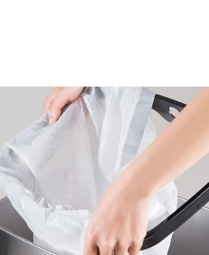 Nine Stars 13.2 Gallon Stainless Steel Sensor Trash Can with Silver Trim - Silver ( little sunken see the pictures )