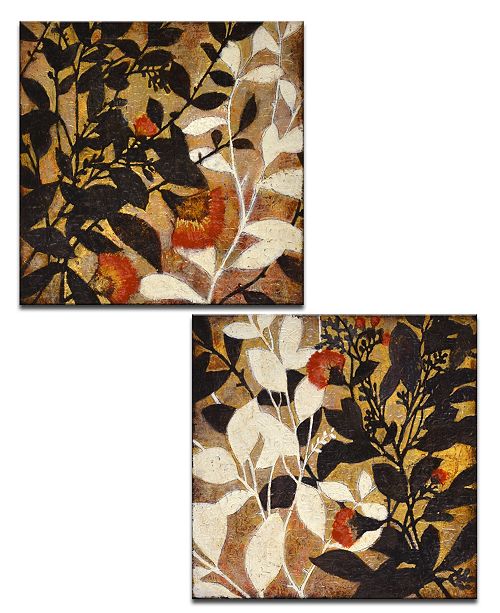 Ready2hangart Sprouting Together I Ii 2 Piece Botanical Canvas Wall Art Set 20x20 Reviews Wall Art Macy S