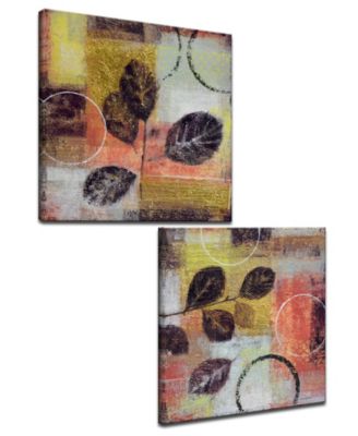 'Novembers End I/II' Canvas Wall Art, 30x30"