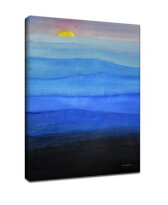 'Foggy Blue' Canvas Wall Art, 30x20"
