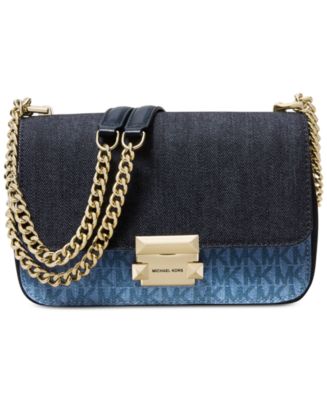 Michael kors denim mini chain store bag