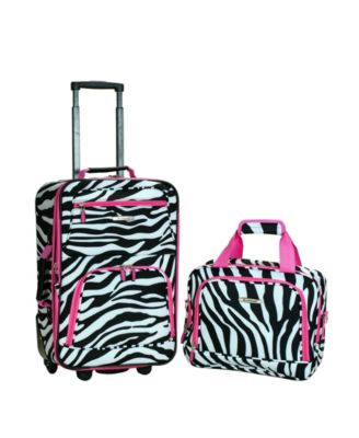 zebra luggage sets clearance