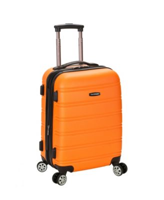 orange luggage