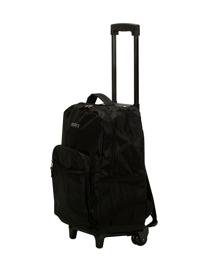 Rockland 17" Rolling Backpack Macy's