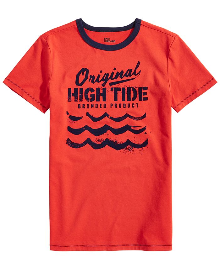Epic Threads Toddler Boys High Tide Graphic T-Shirt, Created for Macy's ...