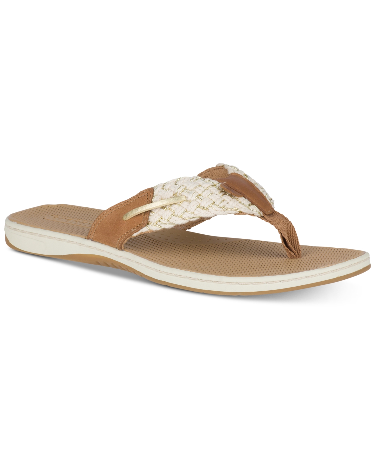 Sperry Women's Parrotfish Flip Flop Sandals, Created For Macy's In Gold