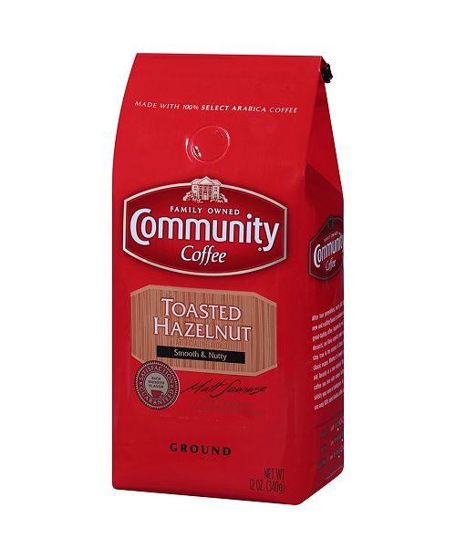 Community Coffee Toasted Hazelnut Medium Roast Premium