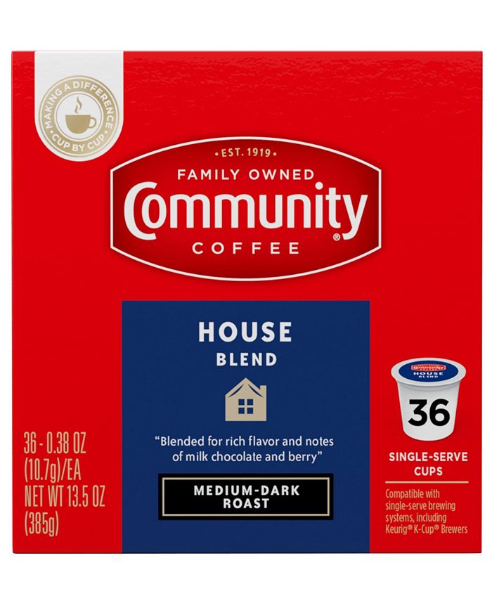 Community Coffee House Blend MediumDark Roast Single Serve Pods