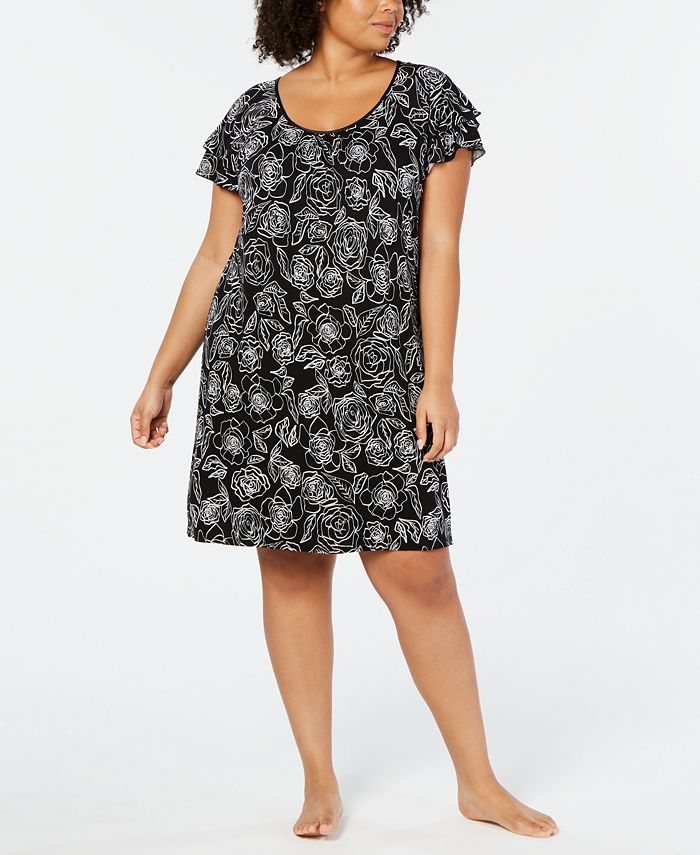 Macy's nightgowns hotsell plus size