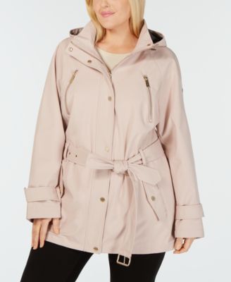 Michael Michael Kors Plus Size Hooded Raincoat Macy s