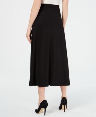 Women's Slim Business Casual Skirt With Side Slits - Professional Office Wear - View #4