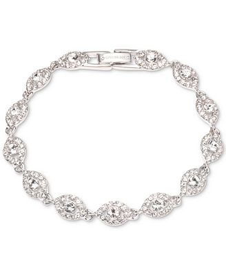 Givenchy Crystal Flex Bracelet Bracelets Jewelry Silver bracelet