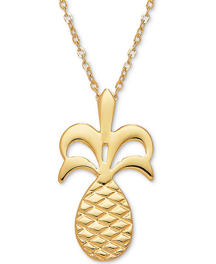 Macy's new arrivals pineapple necklace