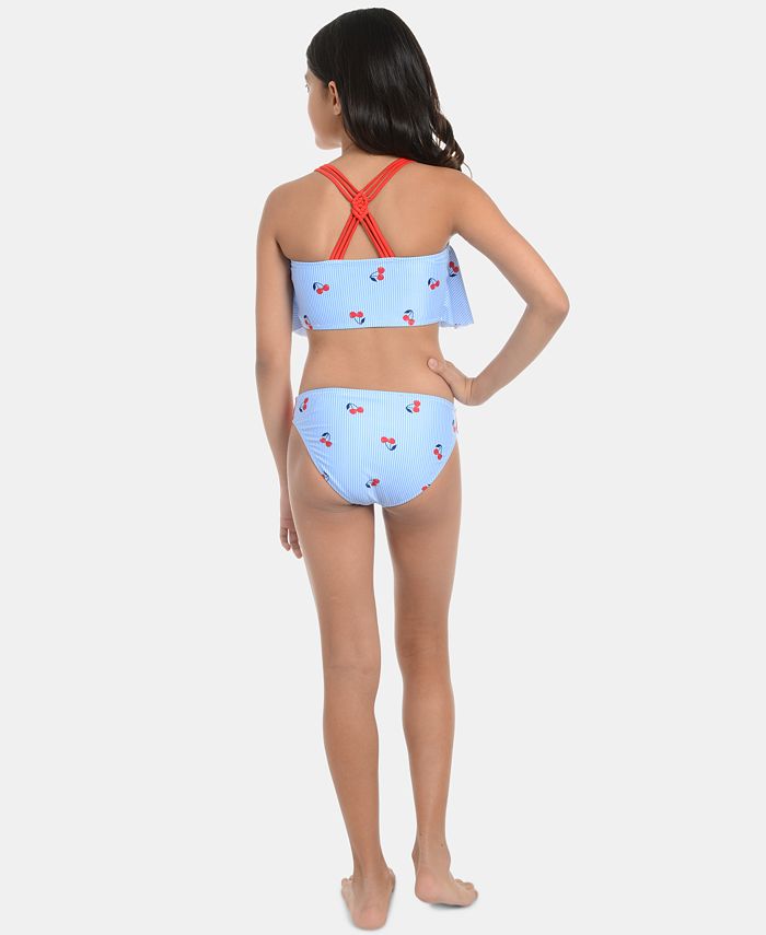 Tommy Hilfiger Big Girls 2Pc. Lucia Swimsuit Macy's