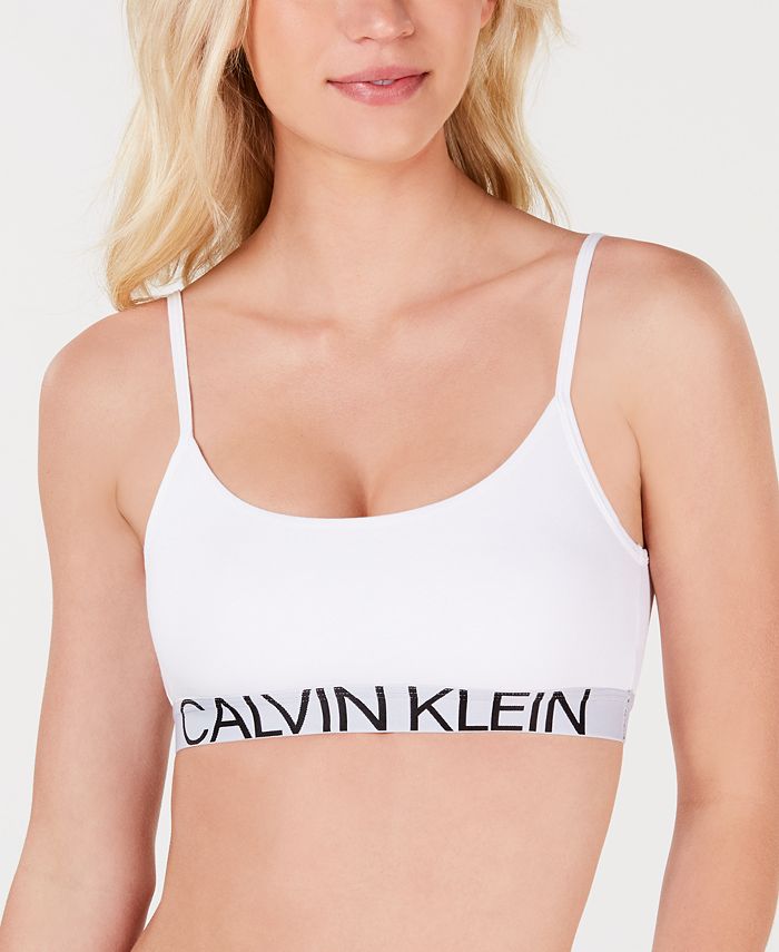 Calvin Klein Statement 1981 Logo Reversible Bralette QF5176 & Reviews - Bras  & Bralettes - Women - Macy's