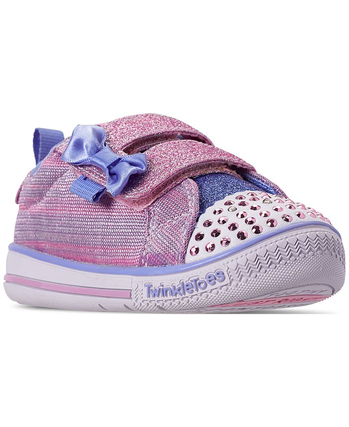 Skechers Toddler Girls' Twinkle Toes: Play - Sparkle Casual Sneakers from Finish Line & Reviews - Line Kids' Shoes Kids - Macy's