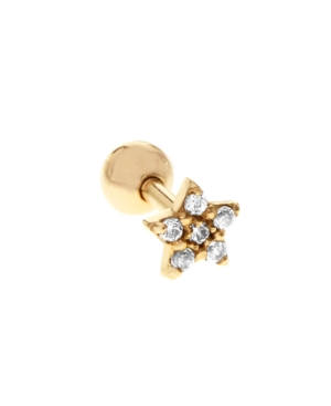 image of Bodifine 10K Gold Cz Star Tragus