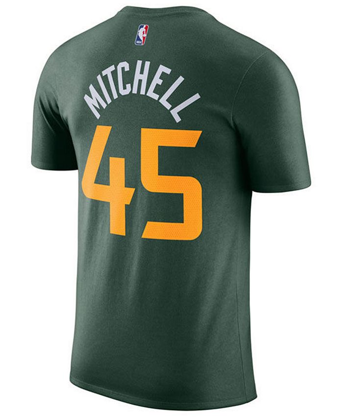 Nike Men's Donovan Mitchell Utah Jazz Earned Edition Player T-Shirt ...