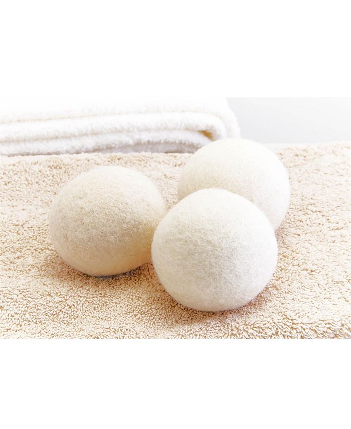 Woolite 4 Pack Wool Dryer Balls and Fresh Linen Essential Oil Kit Macy's