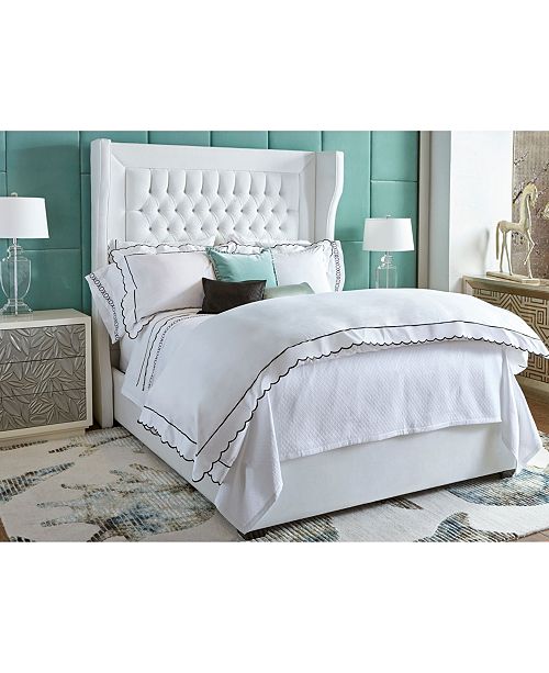 Downtown Company Embroidered Scallop Duvet King Reviews Duvet