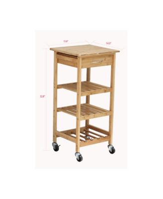 Bamboo Kitchen Trolley