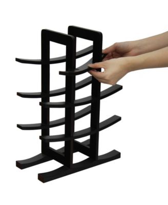 12-Bottle Bamboo Wine Rack