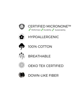 MicronOne Down Alternative Stomach Sleeper Soft 2-Pack Pillows