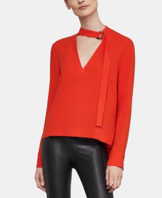 BCBGMAXAZRIA - Split-Back Top